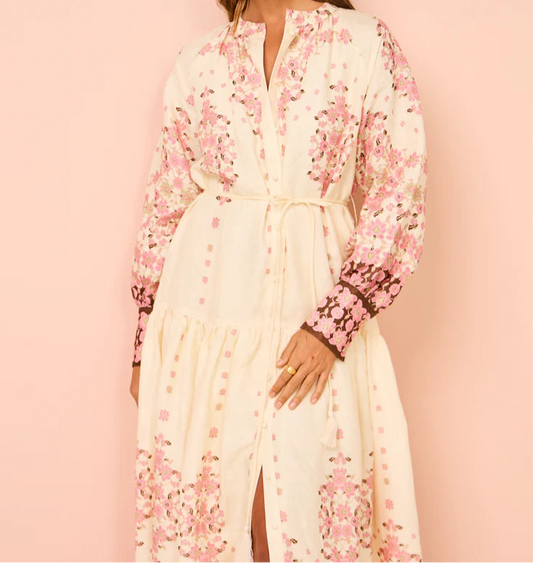 Floral Printed Boho Maxi Dress