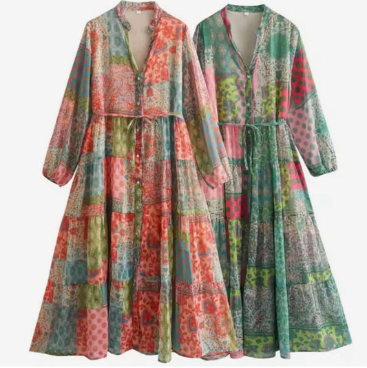 Patchwork Dress